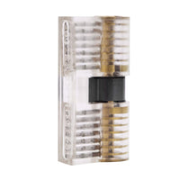 3PCS CLEAR Practice Lock Transparent Cutaway Pin Tumbler Padlock/Disc/Dimple