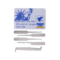 3PCS CLEAR Practice Lock Transparent Cutaway Pin Tumbler Padlock/Disc/Dimple