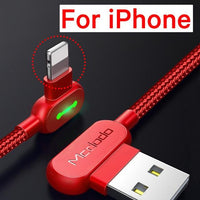 The Unbreakable 90 - 90º Degree Lightning Rapid Charge Cable