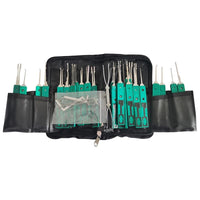 KLOM 32 Pieces Lock Pick Set + PRO Clear Practice Padlock