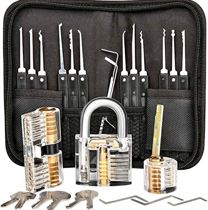 Professional 17-Piece Repair Sets with 3 Lock Models- Random Color