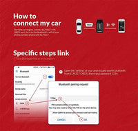 OBD2 Adaptor Auto Scanner WIFI Bluetooth ELM327