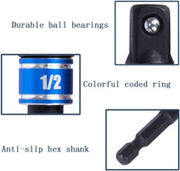 Deluxe 3-Piece Adapter Set with 105° Right Angle Drill Driver