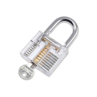 KLOM 32 Pieces Lock Pick Set + PRO Clear Practice Padlock