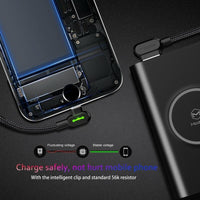 The Unbreakable 90 - 90º Degree Lightning Rapid Charge Cable