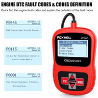 NT200C OBD2 Automotive Scanner Engine Code Reader
