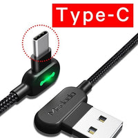 The Unbreakable 90 - 90º Degree Lightning Rapid Charge Cable