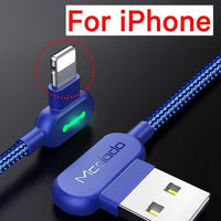 The Unbreakable 90 - 90º Degree Lightning Rapid Charge Cable