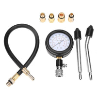 8pcs Petrol Engine Cylinder Compression Tester Kit Automotive Tool Gauge