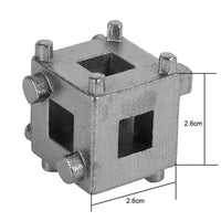 Top Quality Rear Disc Brake Caliper Piston Rewind/Wind Back Cube Tool 3/8" Drive Tool