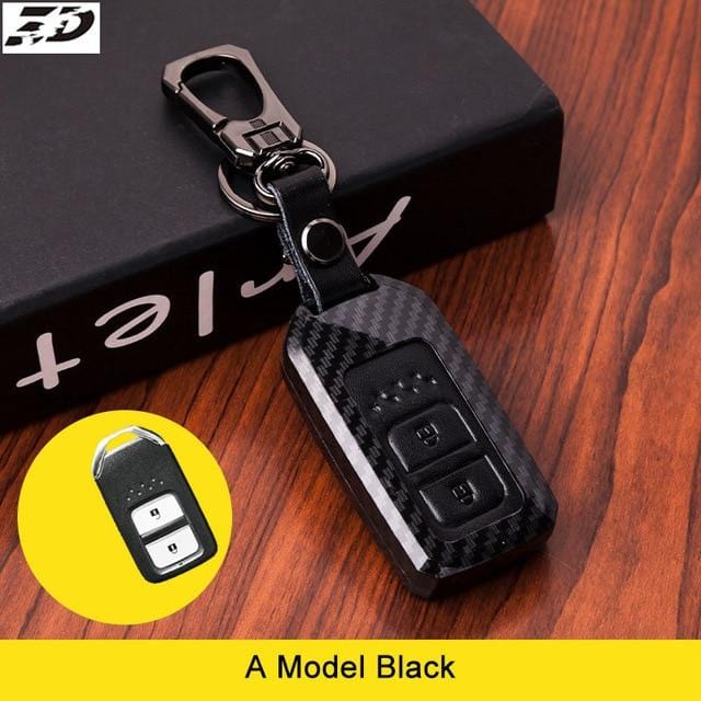 Carbon Fiber Key Case For Honda