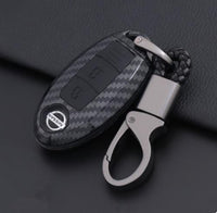 Carbon Fiber Shell Car Remote Key Cover Case For Nissan Qashqai J10 J11 X-Trail t31 t32 kicks Tiida Pathfinder Murano Note Juke