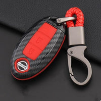 Carbon Fiber Shell Car Remote Key Cover Case For Nissan Qashqai J10 J11 X-Trail t31 t32 kicks Tiida Pathfinder Murano Note Juke