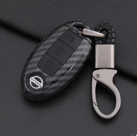 Carbon Fiber Shell Car Remote Key Cover Case For Nissan Qashqai J10 J11 X-Trail t31 t32 kicks Tiida Pathfinder Murano Note Juke