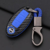 Carbon Fiber Shell Car Remote Key Cover Case For Nissan Qashqai J10 J11 X-Trail t31 t32 kicks Tiida Pathfinder Murano Note Juke
