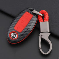 Carbon Fiber Shell Car Remote Key Cover Case For Nissan Qashqai J10 J11 X-Trail t31 t32 kicks Tiida Pathfinder Murano Note Juke
