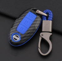 Carbon Fiber Shell Car Remote Key Cover Case For Nissan Qashqai J10 J11 X-Trail t31 t32 kicks Tiida Pathfinder Murano Note Juke