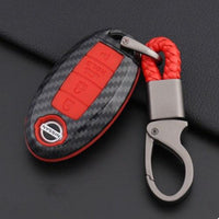 Carbon Fiber Shell Car Remote Key Cover Case For Nissan Qashqai J10 J11 X-Trail t31 t32 kicks Tiida Pathfinder Murano Note Juke