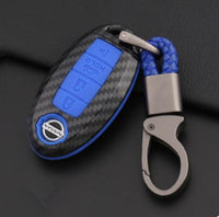 Carbon Fiber Shell Car Remote Key Cover Case For Nissan Qashqai J10 J11 X-Trail t31 t32 kicks Tiida Pathfinder Murano Note Juke