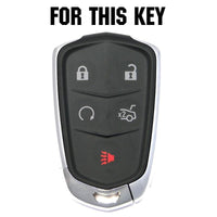 Silicone Remote Key Cover For Cadillac CT6 ATS CTS XTS SRX XT5