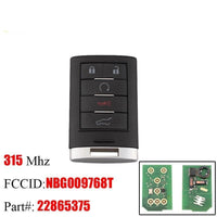 5 Buttons Smart Remote NBG009768T 315Mhz